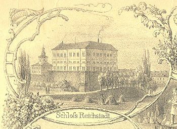 zámek Zákupy 1853
